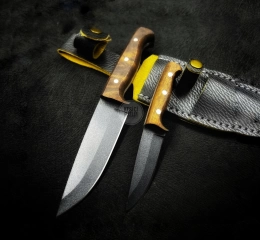 El Yapımı Baba Oğul Av Bıçağı 