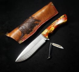 El Yapımı Epoksi Av Bıçağı