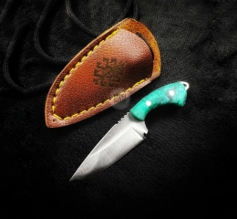 El Yapımı Epoksi Kolye Bıçağı